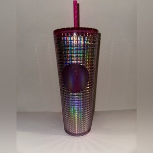 Starbucks pink iridescent two toned cup